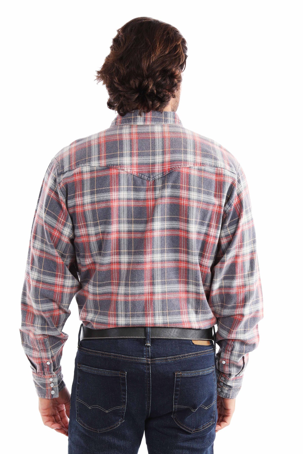 Signature Yarn Dyed Shirt by Scully Leather | Blue