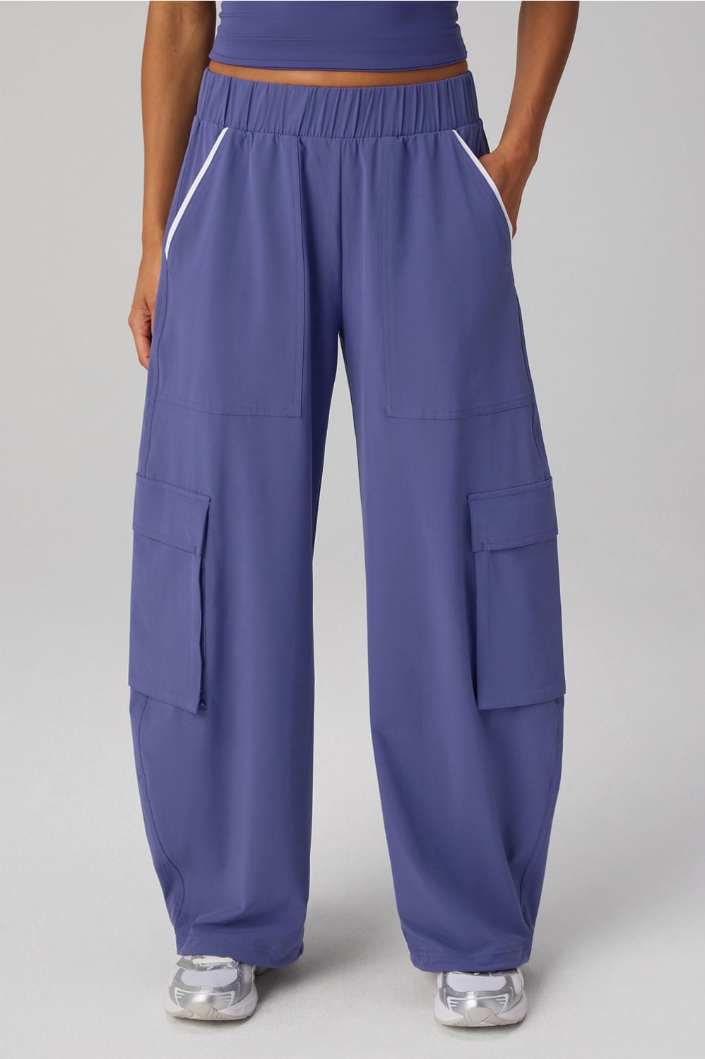 Daydreamer Pant by Fabletics | Sapphire Sky/Classic White