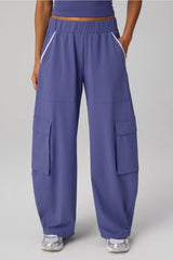 Daydreamer Pant by Fabletics | Sapphire Sky/Classic White