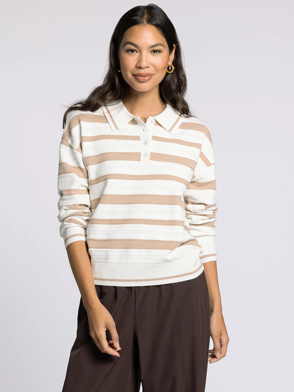 Briana Sweater by Thread & Supply | Ivory Taupe