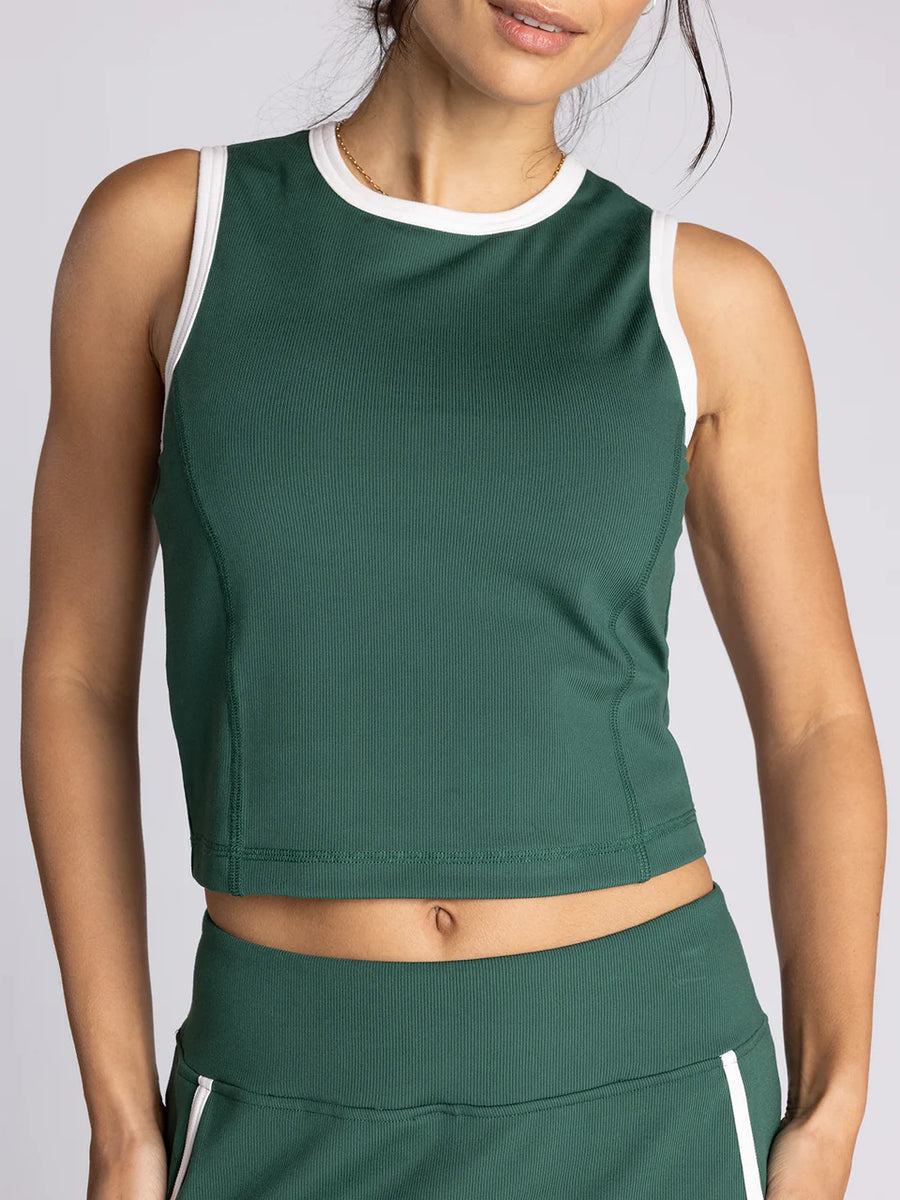 Carter Tank by Thread & Supply | Forest Ivory