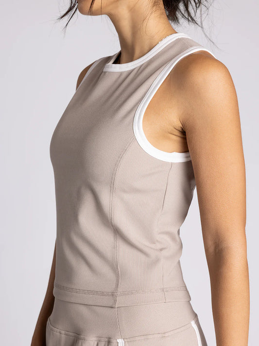 Carter Tank by Thread & Supply | Ivory Taupe