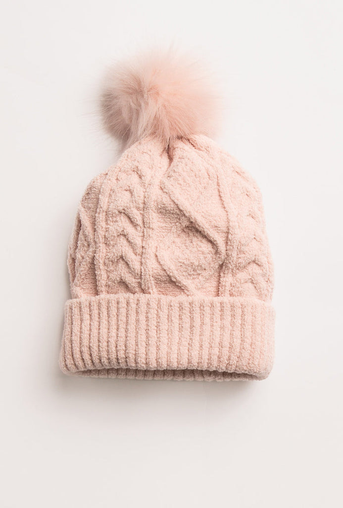 Beanie Cable Lounge Pink Clay