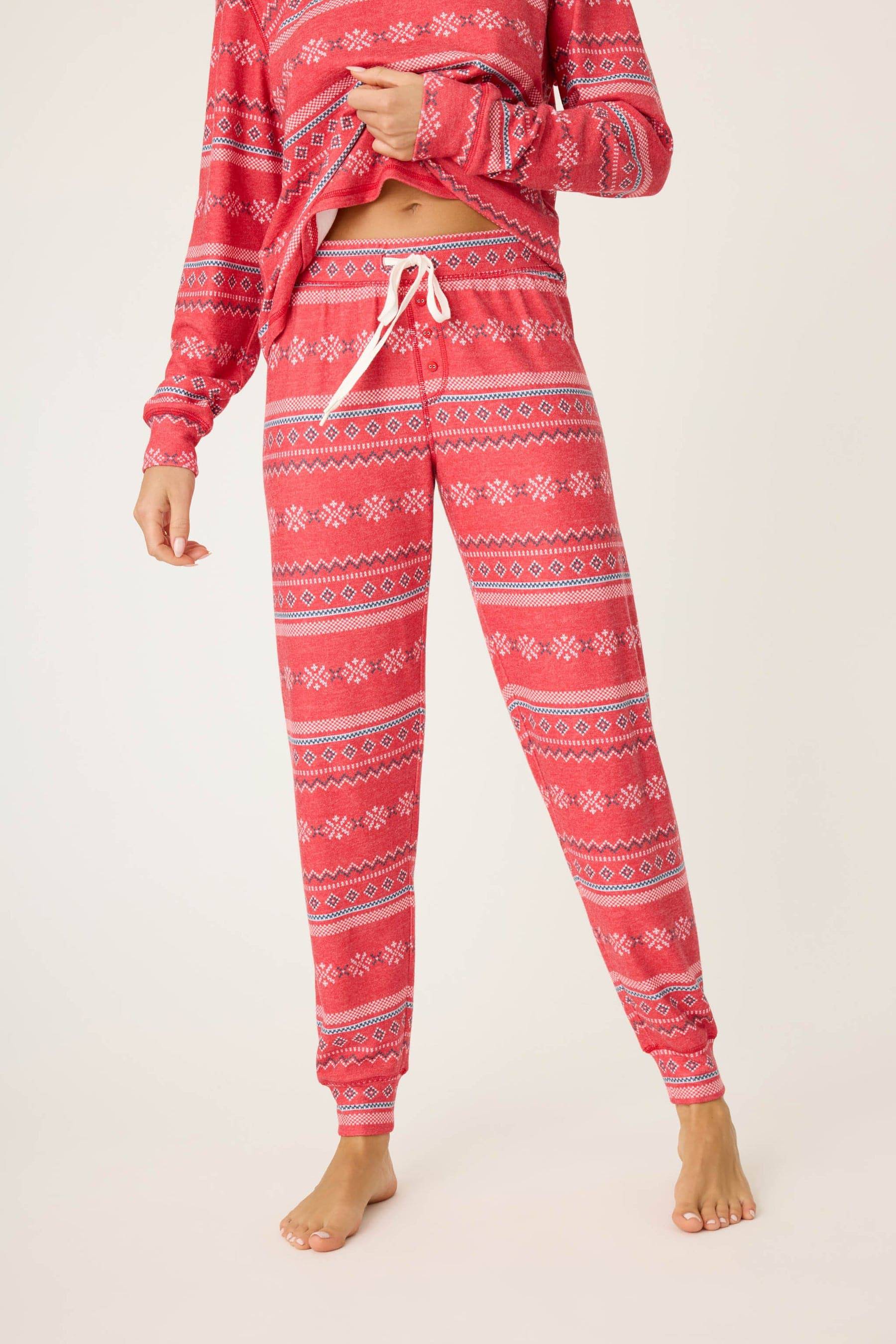 Snowflake Kiss PJ Pant by P.J. Salvage | Red