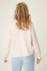 Spread Love LS Sweater by P.J. Salvage | Oatmeal - Back