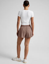 Solemate 2.5” Short by Beyond Yoga | Rosey Taupe