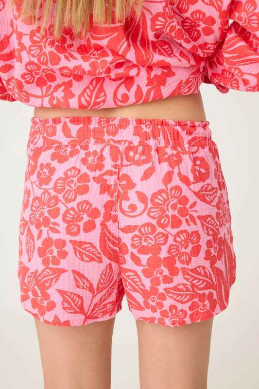 Bali Bay Floral Short by P.J. Salvage | Sorbet