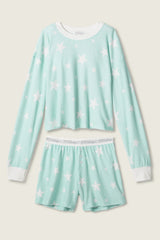 Boyfriend Boxer PJ Set by P.J. Salvage | Light Mint