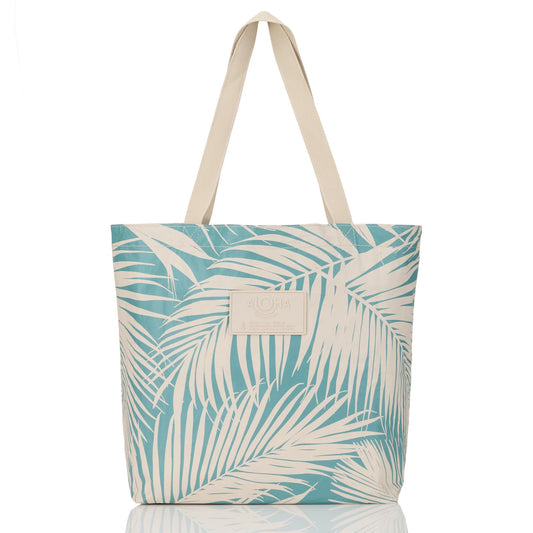 Areca Reversible Tote by Aloha Collection | Tide/Sandstone
