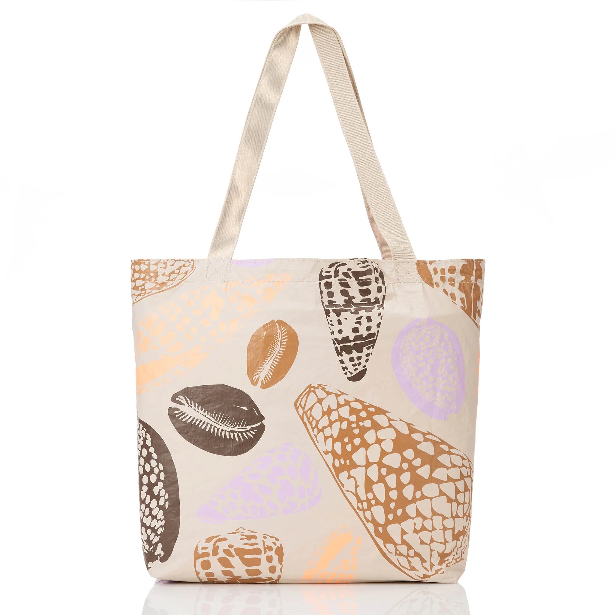 Miter Lineup Reversible Tote by Aloha Collection | Nectarine/Lavande