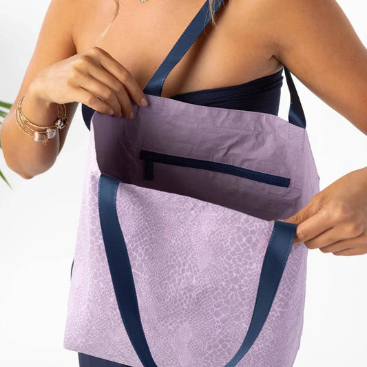 Python RVS Tote by Aloha Collection | Amethyst - Zen&Zip