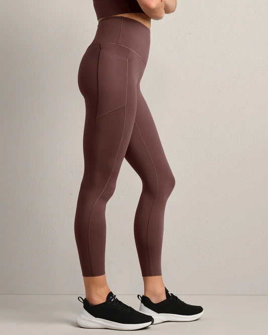 Revive 7/8 Pocket Legging by Rhone | Deep Mauve