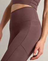 Revive 7/8 Pocket Legging by Rhone | Deep Mauve