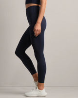 Heather Revive 7/8 Pocket Legging by Rhone | Navy Heather