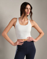 Revive Scoop Longline Bra by Rhone | Snow White