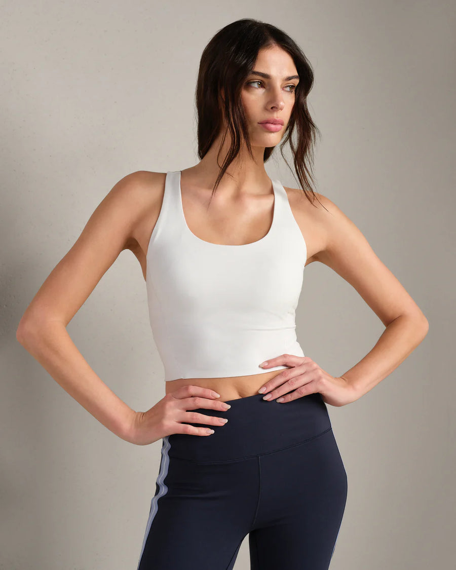 Revive Scoop Longline Bra by Rhone | Snow White