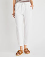 Angie Straight Leg Pant White