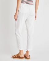 Angie Straight Leg Pant White