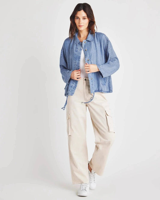 Kenzie Indigo Jacket by Splendid | Indigo - Front