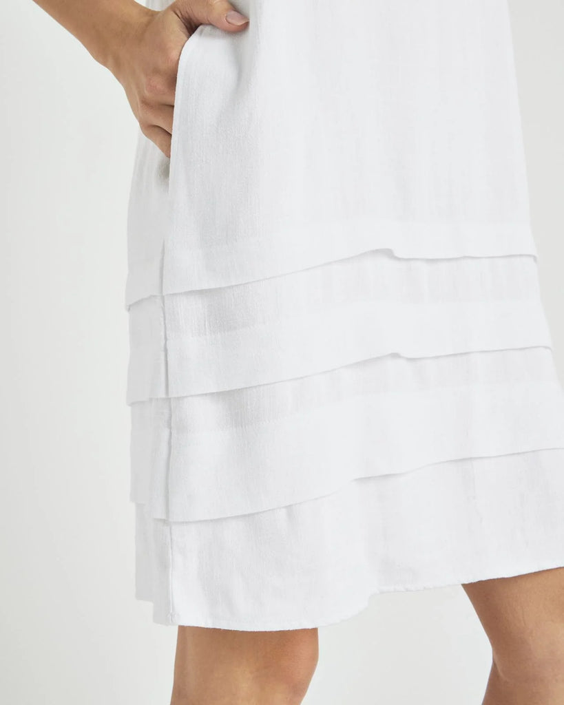 Celine Mini Dress White