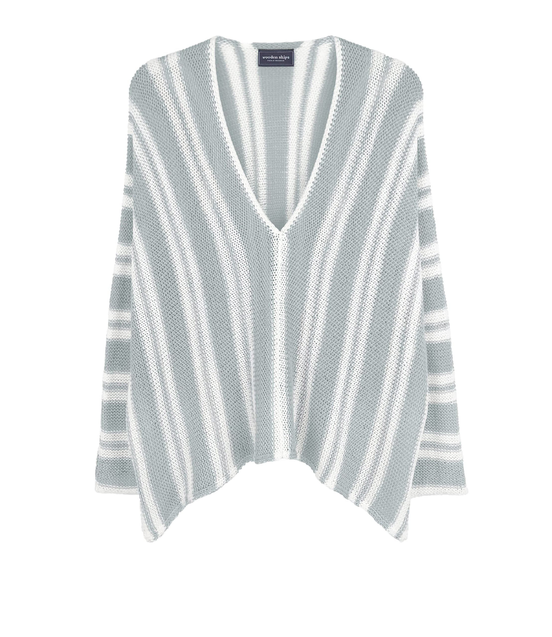 Boardwalk Top Cotton by Wooden Ships | Permafrost/Breaker White - Zen&Zip