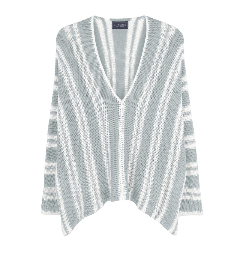 Boardwalk Top Cotton by Wooden Ships | Permafrost/Breaker White
