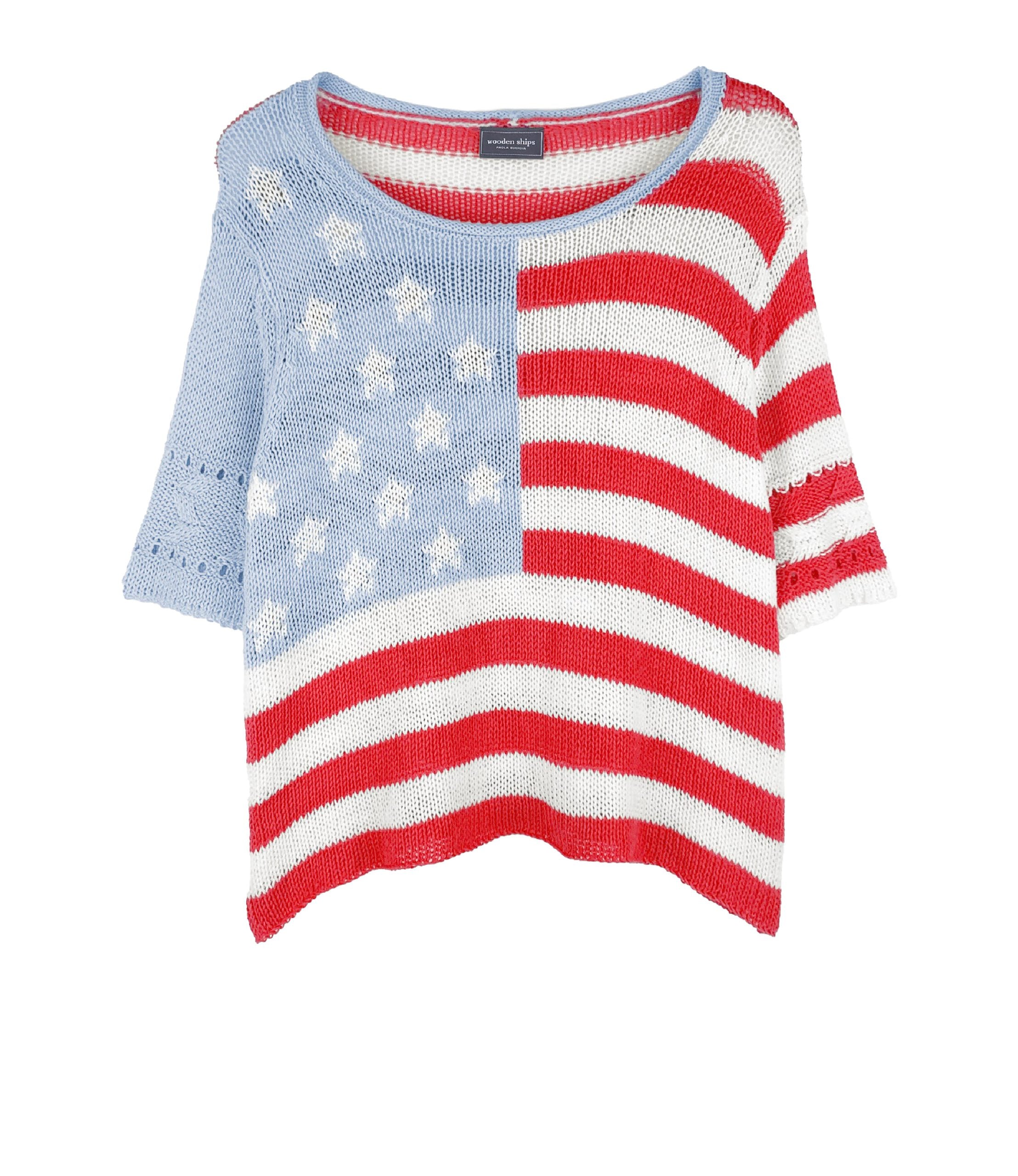 Calliope Flag Top Cotton by Wooden Ships | Flag - Zen&Zip