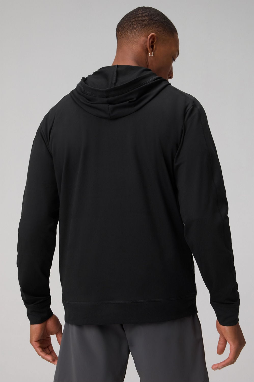 The Cloud Jersey Hoodie by Fabletics | Black