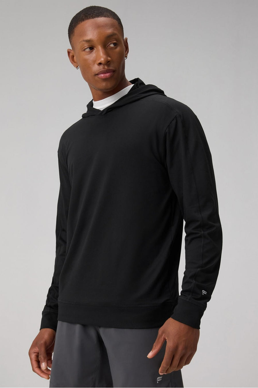 The Cloud Jersey Hoodie by Fabletics | Black