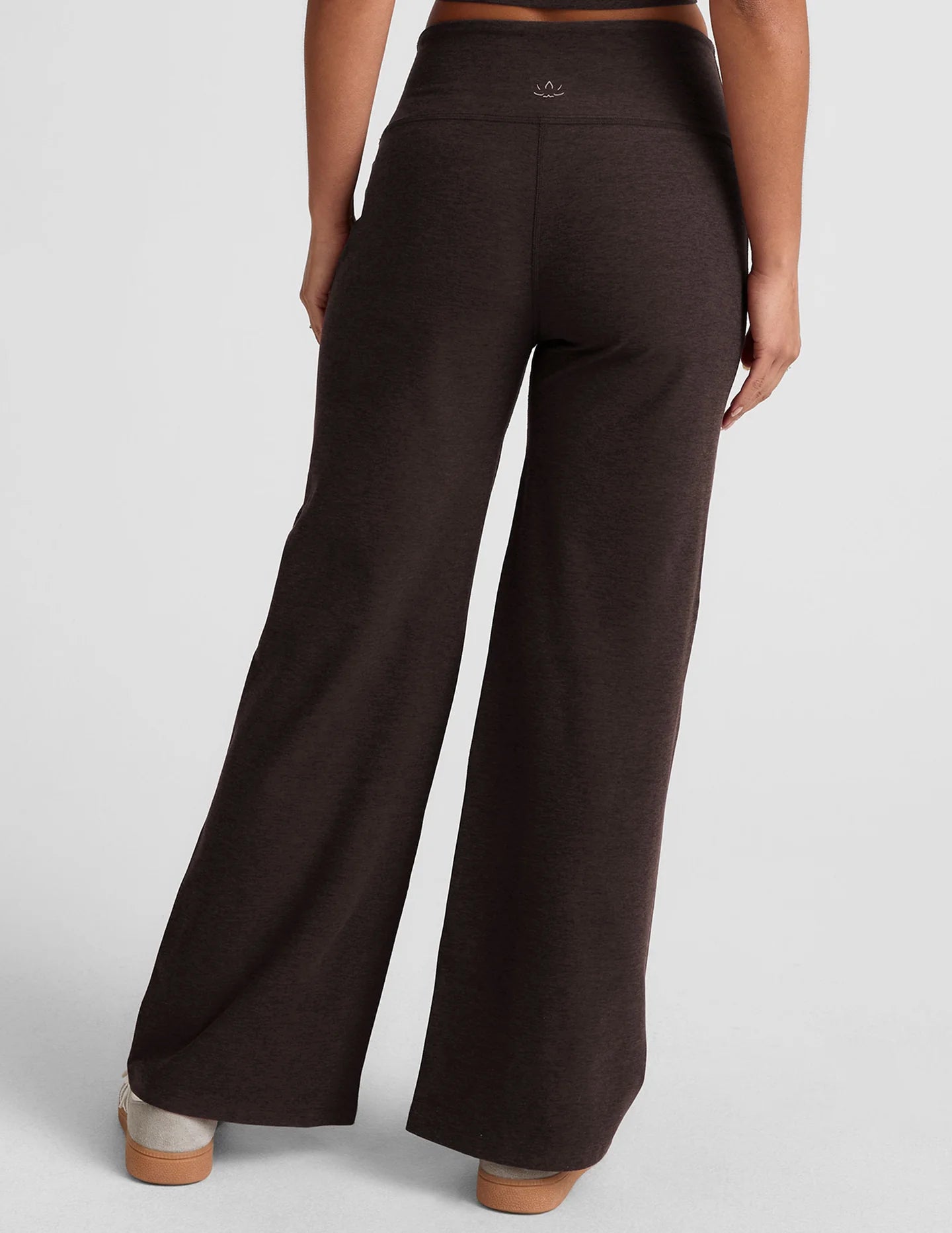 Spacedye Laid Back Wide Leg Pant by Beyond Yoga | Dark Chocolate Heather