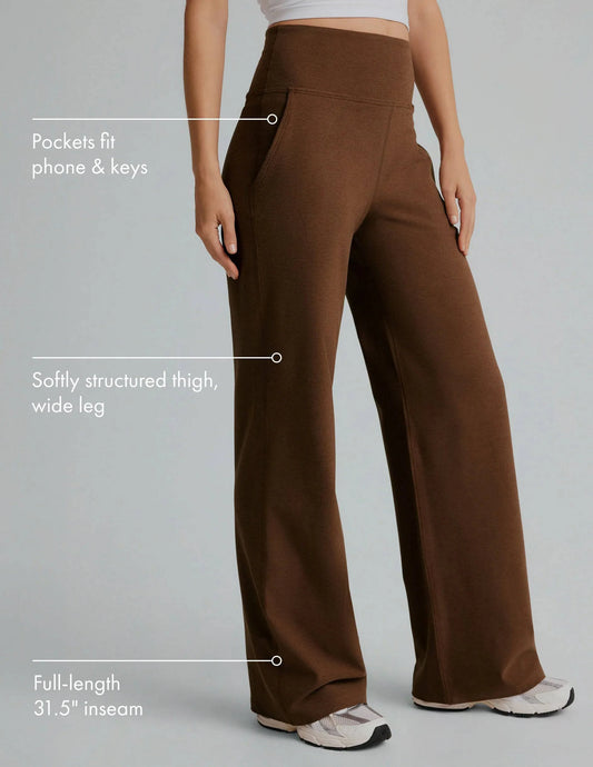 Spacedye Laid Back Pant by Beyond Yoga | Bold Mocha Hthr - Zen&Zip
