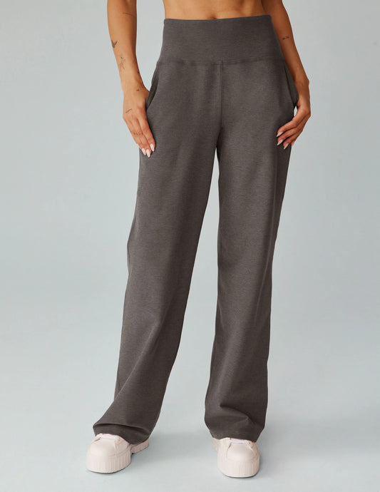 Spacedye Laid Back Wide Leg Pant by Beyond Yoga | True Gray Heather