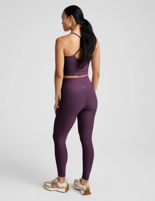 Spacedye Caught In The Midi HW Legging by Beyond Yoga | Brilliant Blackberry Heather