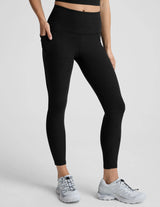 Spacedye Out of Pocket HW Midi Legging by Beyond Yoga | Darkest Night