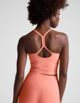 Spacedye Slim Racerback Cropped Tank by Beyond Yoga | Dreamsicle Heather