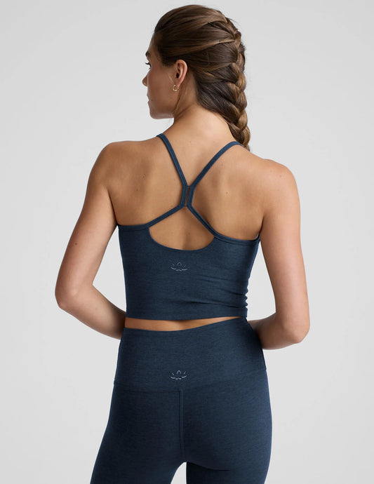 Spacedye Slim Racerback Cropped Tank by Beyond Yoga | Nocturnal Navy