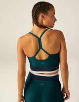 Spacedye Horizon Colorblock High Cropped Tank by Beyond Yoga |  Majestic Blue