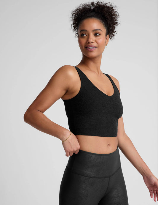 Spacedye Good Day Cropped Tank by Beyond Yoga | Darkest Night - Zen&Zip