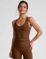 Spacedye Get Across Tank by Beyond Yoga | Bold Mocha Heather