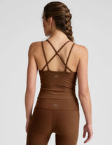 Spacedye Get Across Tank by Beyond Yoga | Bold Mocha Heather