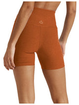 Spacedye Keep The Pace Biker Short Warm Clay Heather