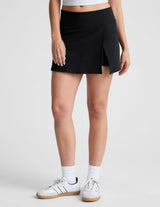 Spacedye Points Crossover Skirt by Beyond Yoga | Darkest Night