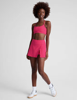 Spacedye Points Crossover Skirt by Beyond Yoga | Vivid Pink Heather