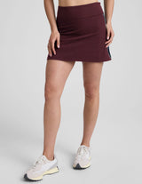 Spacedye Ready Skirt by Beyond Yoga | Midnight Burgundy Heather