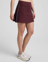 Spacedye Ready Skirt by Beyond Yoga | Midnight Burgundy Heather