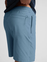 Spacedye Unlimited Short by Beyond Yoga | Harbor Blue Heather