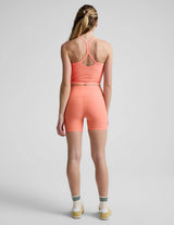 Spacedye At Your Leisure 5" Biker Short by Beyond Yoga | Dreamsicle Heather