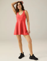 Spacedye Movement Dress Coral Glow Hthr