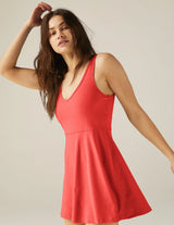 Spacedye Movement Dress Coral Glow Hthr