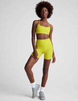 Spacedye Slim Racerback Cropped Tank by Beyond Yoga | Citrus Pop Heather